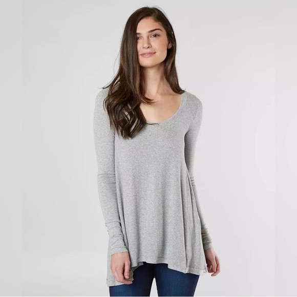 Free People Tops - Free People Flowy January Top Grey Medium